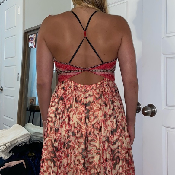 Free People Sleveless Floral Dress - Picture 2 of 6